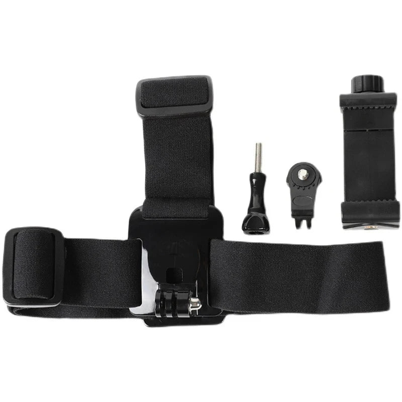 Hands-Free Vlogging Kit – Head & Chest Mount for TikTok, YouTube, Livestreams