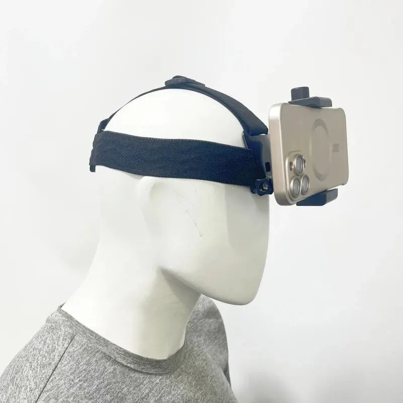Hands-Free Vlogging Kit – Head & Chest Mount for TikTok, YouTube, Livestreams