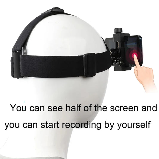 Hands-Free Vlogging Kit – Head & Chest Mount for TikTok, YouTube, Livestreams