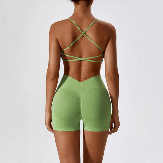 SCULPTMODE™ Seamless 2-Piece Set (Shorts + Bra Crop Top)