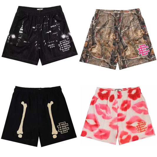 Graphic Mesh Shorts