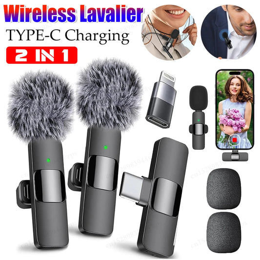 Noise-Canceling Wireless Mic for All Phones! – Crystal Clear Audio Anywhere You Go!
