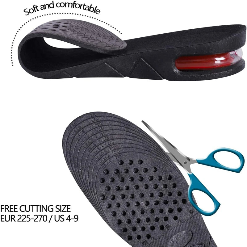 Invisible Elevator Insoles – Smooth Height Increase Inserts for All Shoes